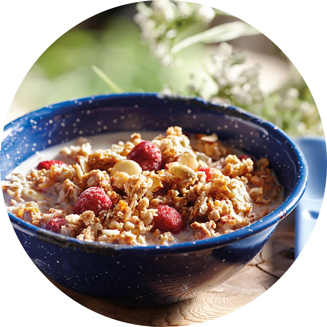 Raspberry and Vanilla Granola