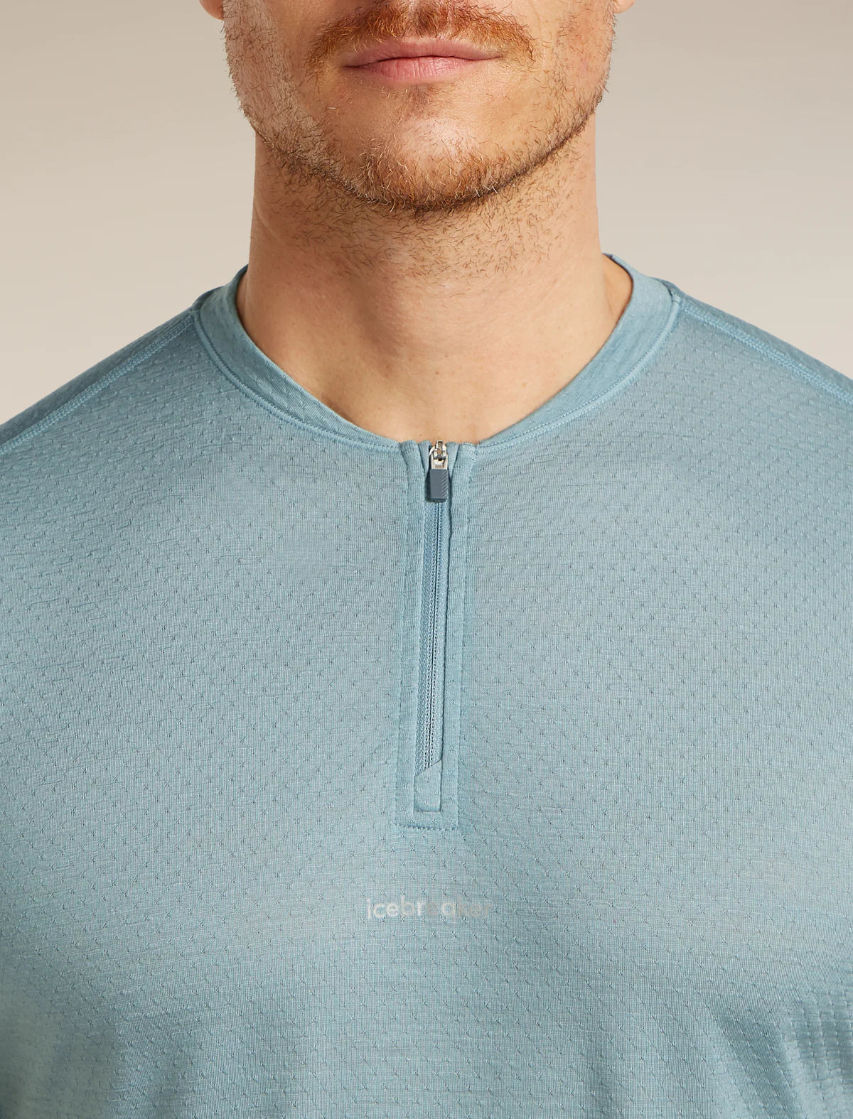 Men's Merino Blend 125 Cool-Lite Speed Short Sleeve Quarter Zip