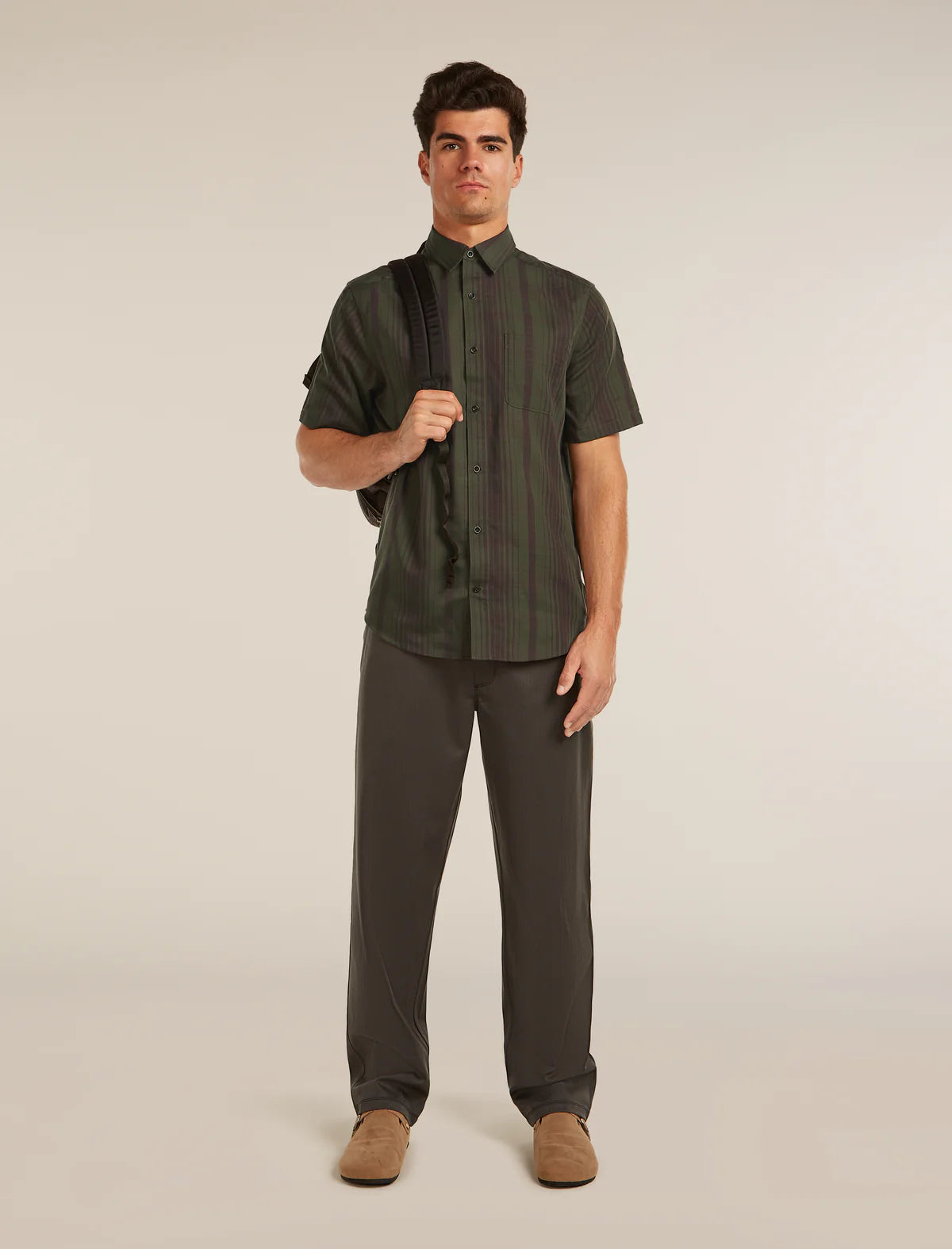 Men's Merino 125 Cool-Lite Steveston Short Sleeve Plaid Shirt