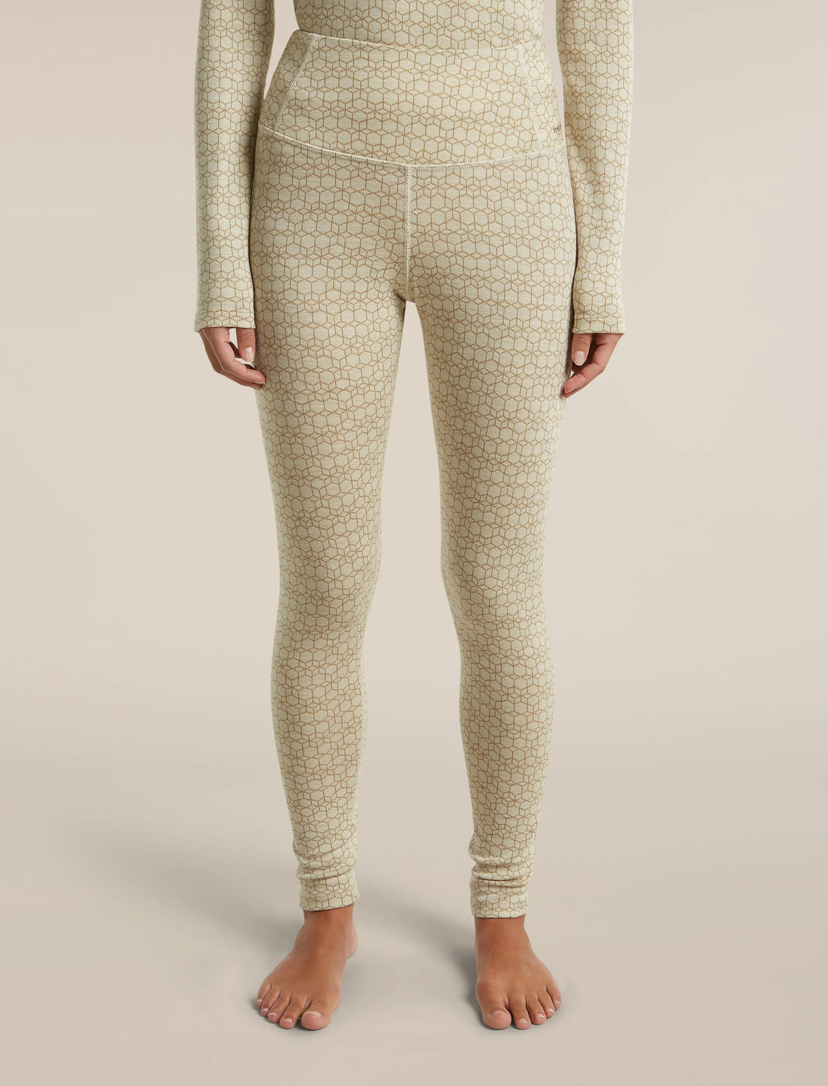 Women's Merino 260 Oasis Vertex High Rise Thermal Leggings Alpine Geo product image