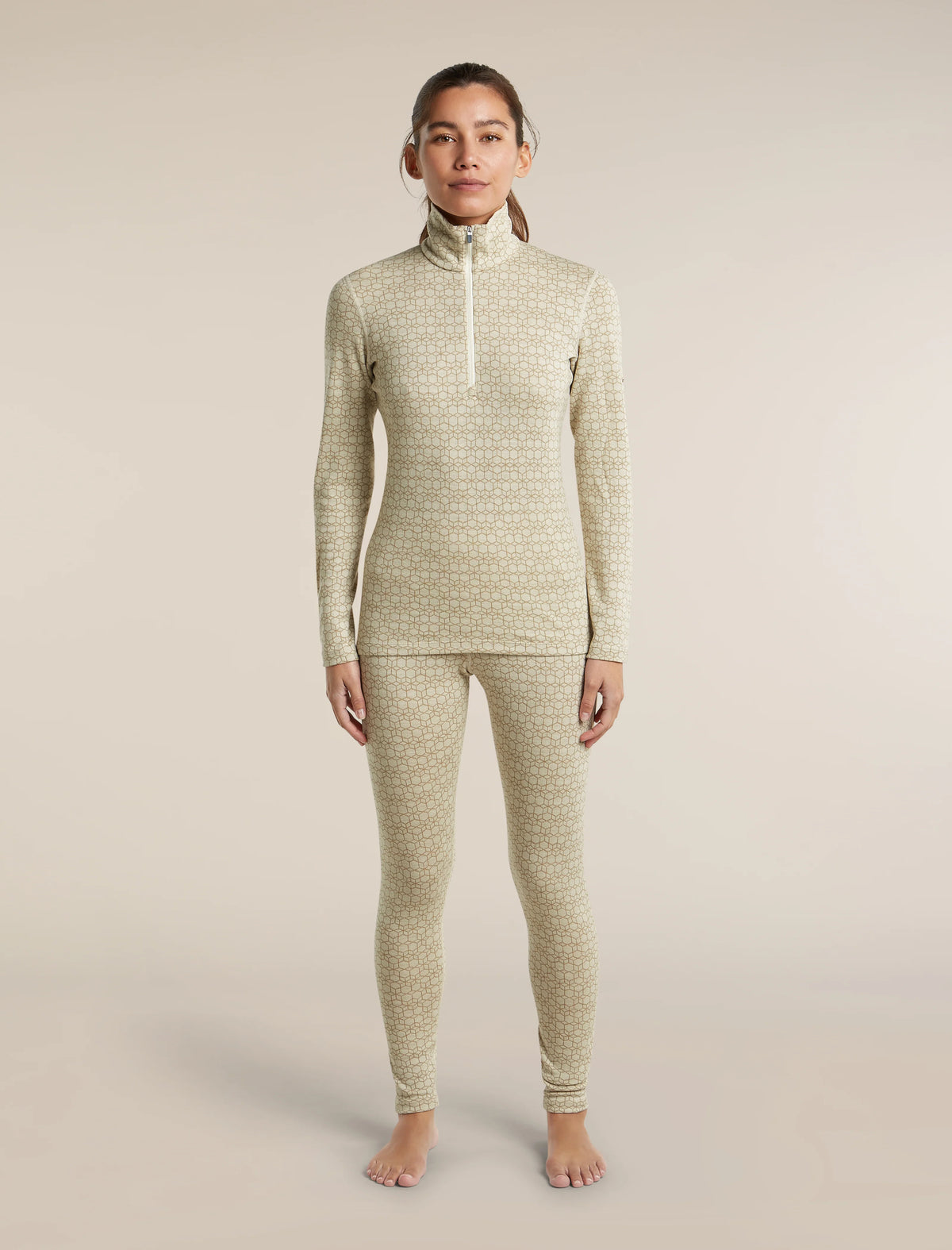 Women's Merino 260 Oasis Vertex Long Sleeve Thermal Half Zip Alpine Geo product image