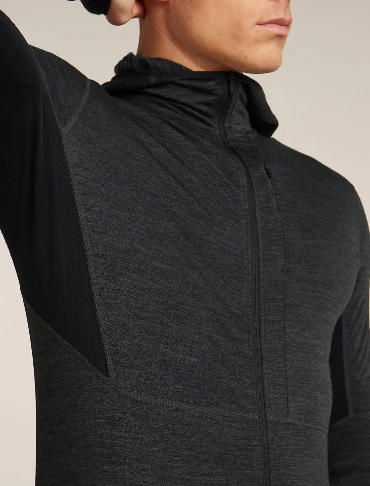 Men's Merino Blend 200 RealFleece Descender Long Sleeve Zip Hoodie