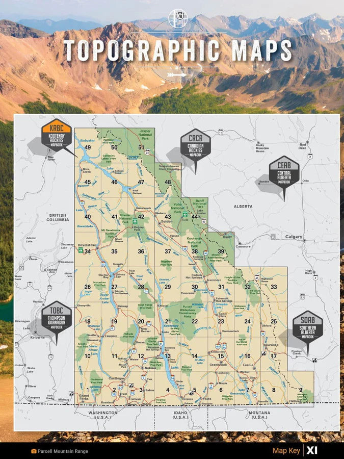 Kootenay Rockies BC Backroad Mapbook | 9th Edition