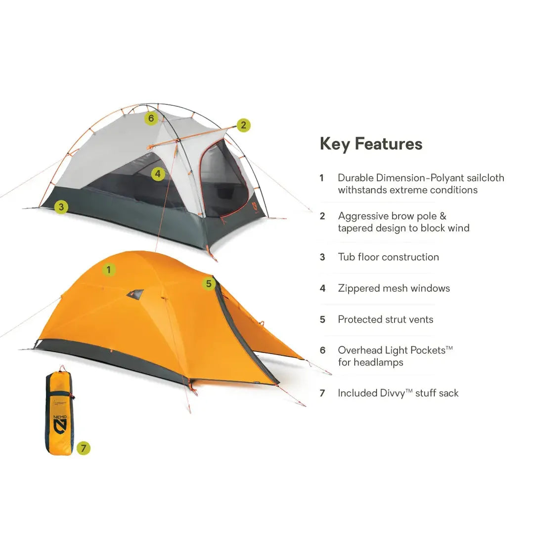 Kunai 3–4 Season Backpacking Tent 2-Person