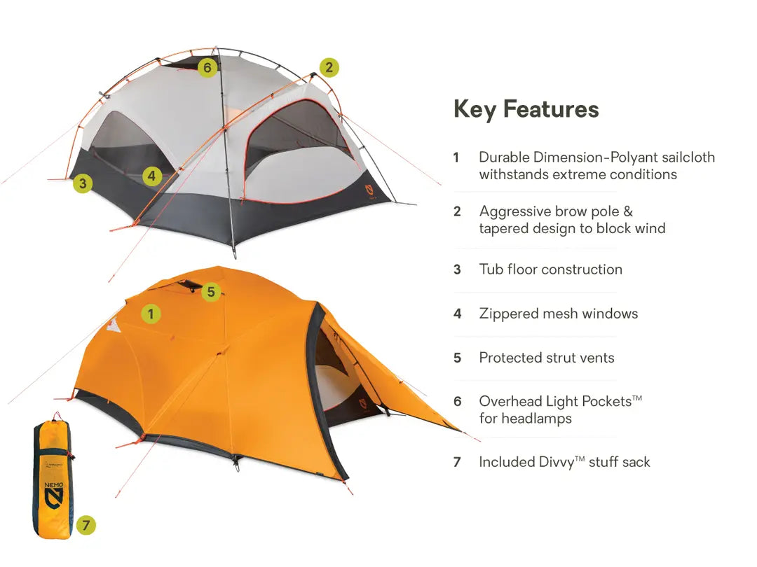 Kunai 3–4 Season Backpacking Tent 3-Person