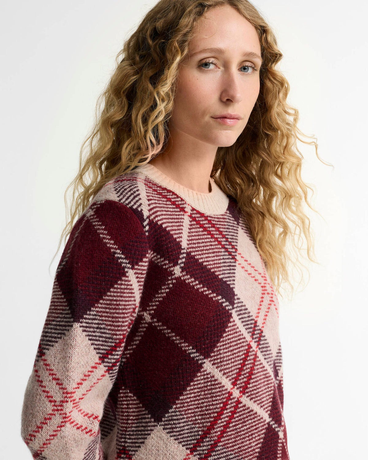 Women’s Stevie Tartan Wool Jumper product image