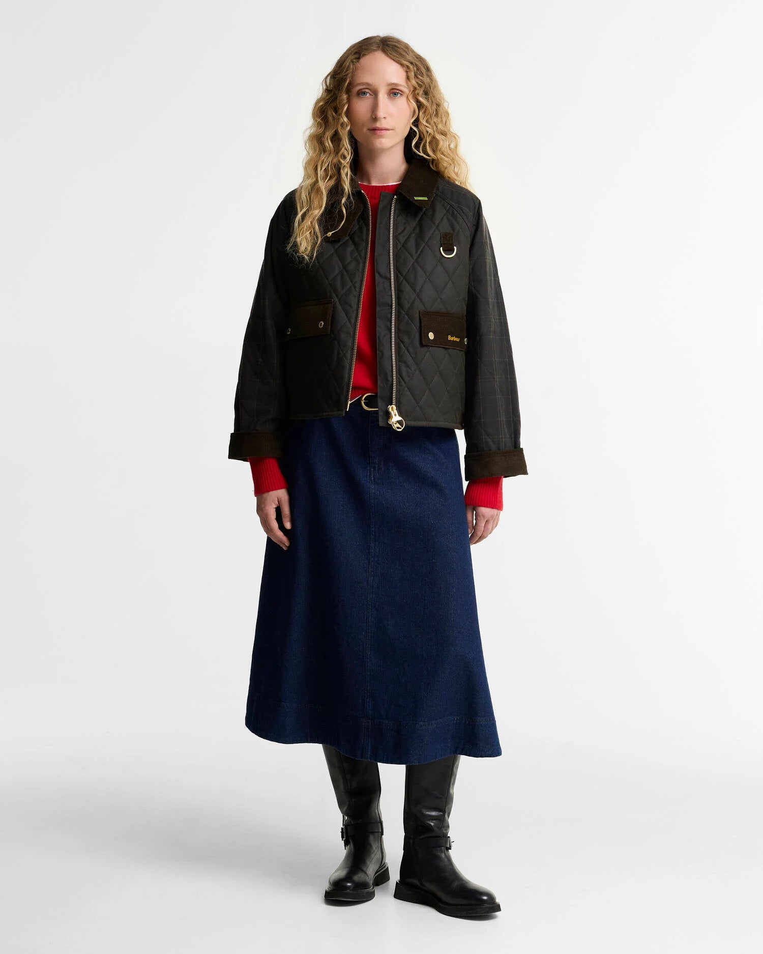 Women's Tartan Reimagined Icons Taran Quilted Spey Waxed Jacket