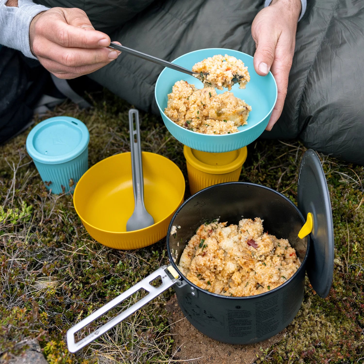 Frontier Ultralight Cutlery Set | Long Handle Spoon & Spork