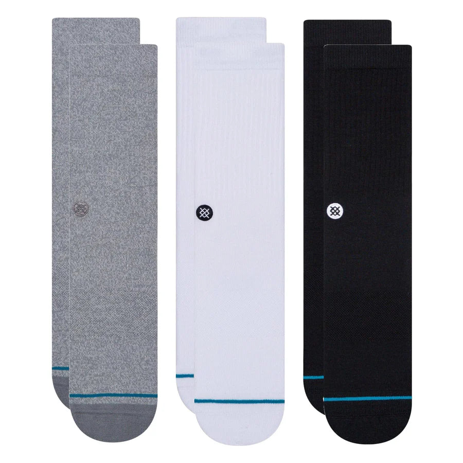 Icon Crew Socks | 3 Pack