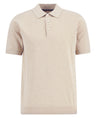 Men's Muston Linen-Blend Knitted Polo Shirt