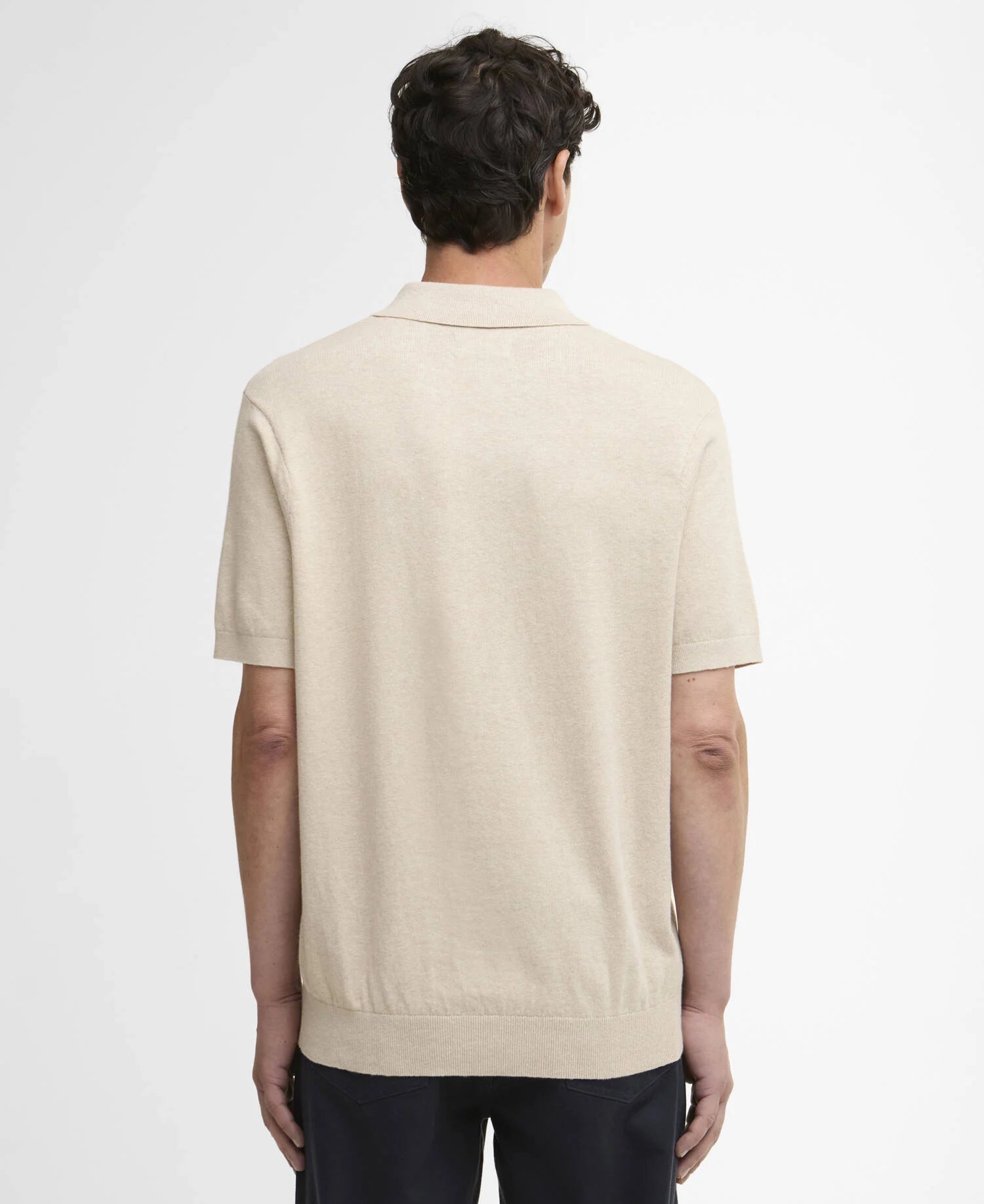 Men's Muston Linen-Blend Knitted Polo Shirt