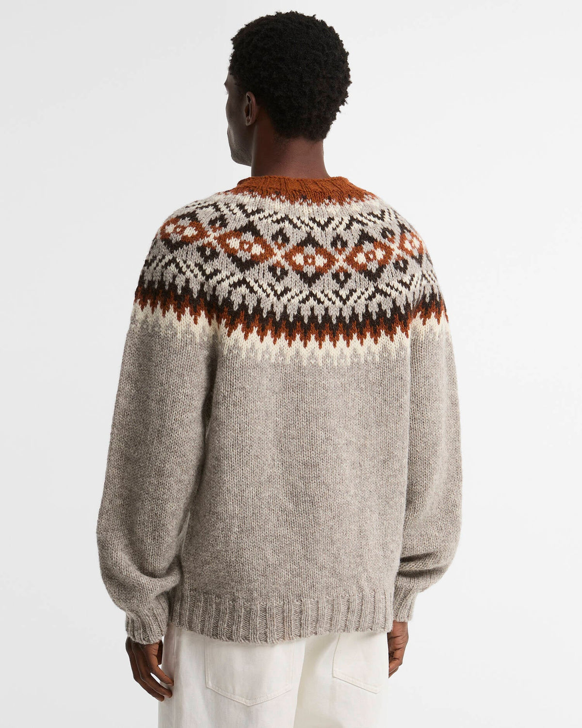 Men’s Fair Isle Made in Scotland Crew-Neck Jumper product image