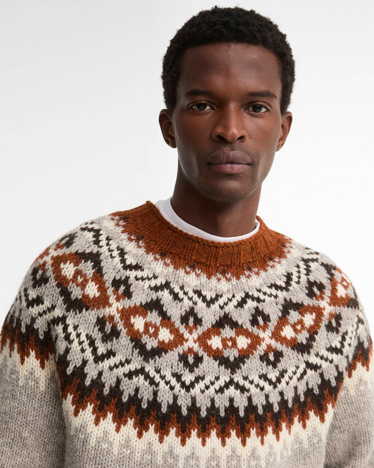 Men’s Fair Isle Made in Scotland Crew-Neck Jumper product image