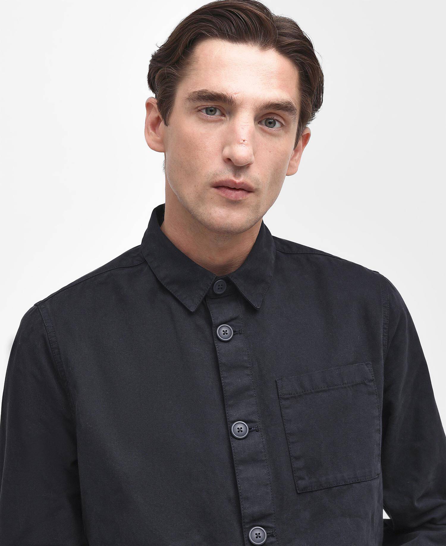 Men's Washed Cotton Overshirt