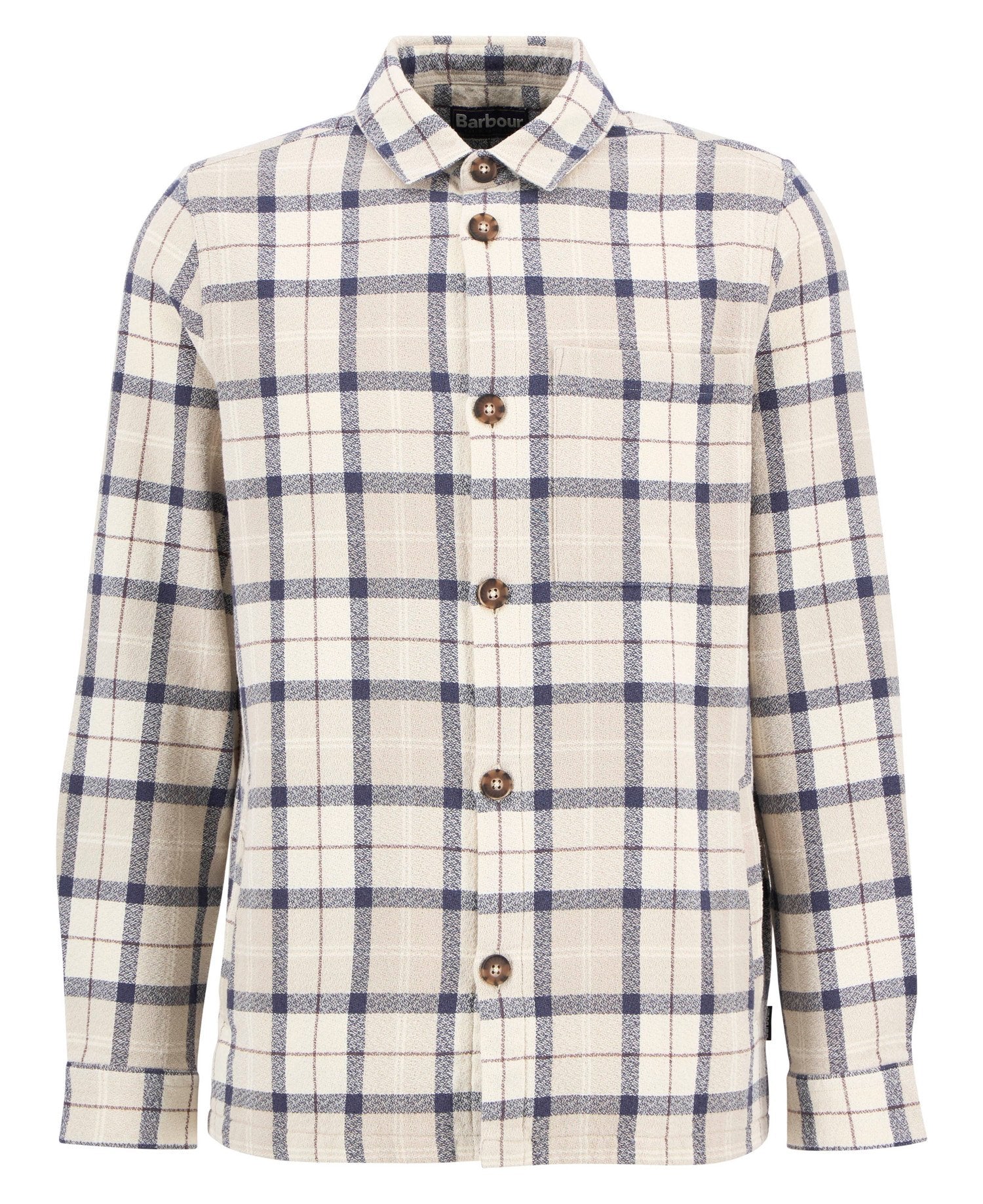 Men's Vennel Textured Tartan Overshirt
