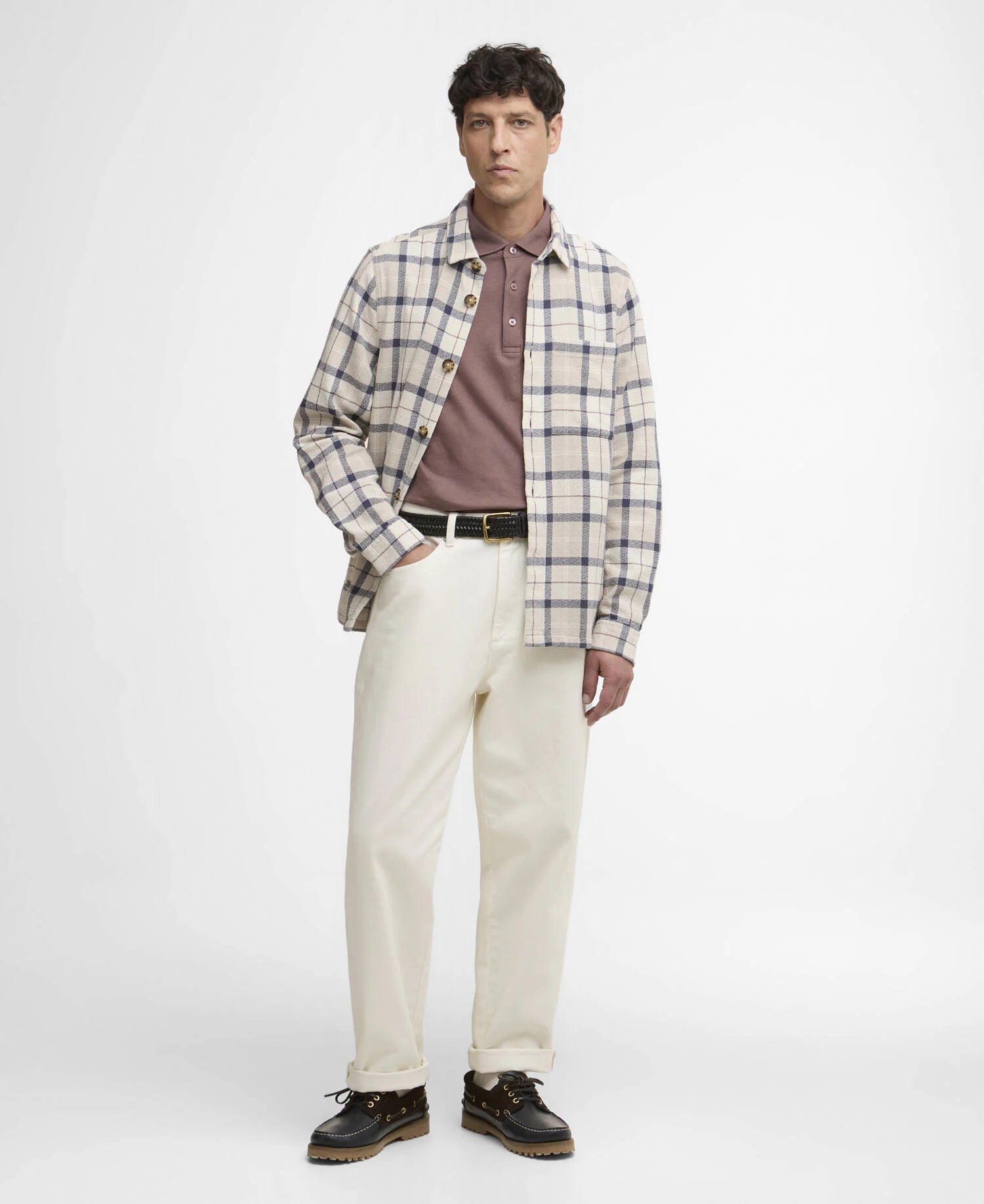 Men's Vennel Textured Tartan Overshirt