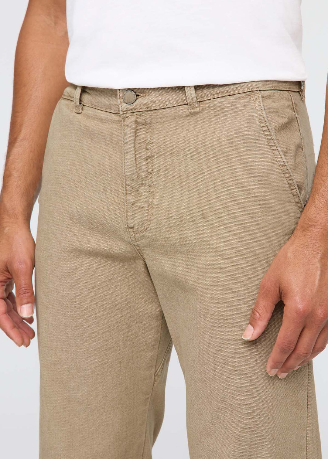 Stretch Canvas Relaxed Straight Chino
