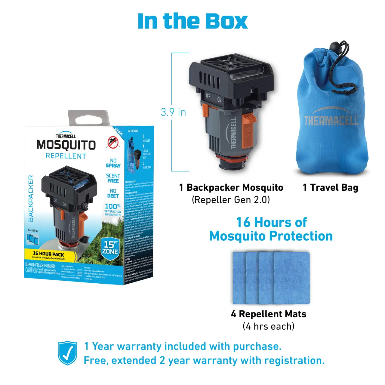 Backpacker Mosquito Repeller