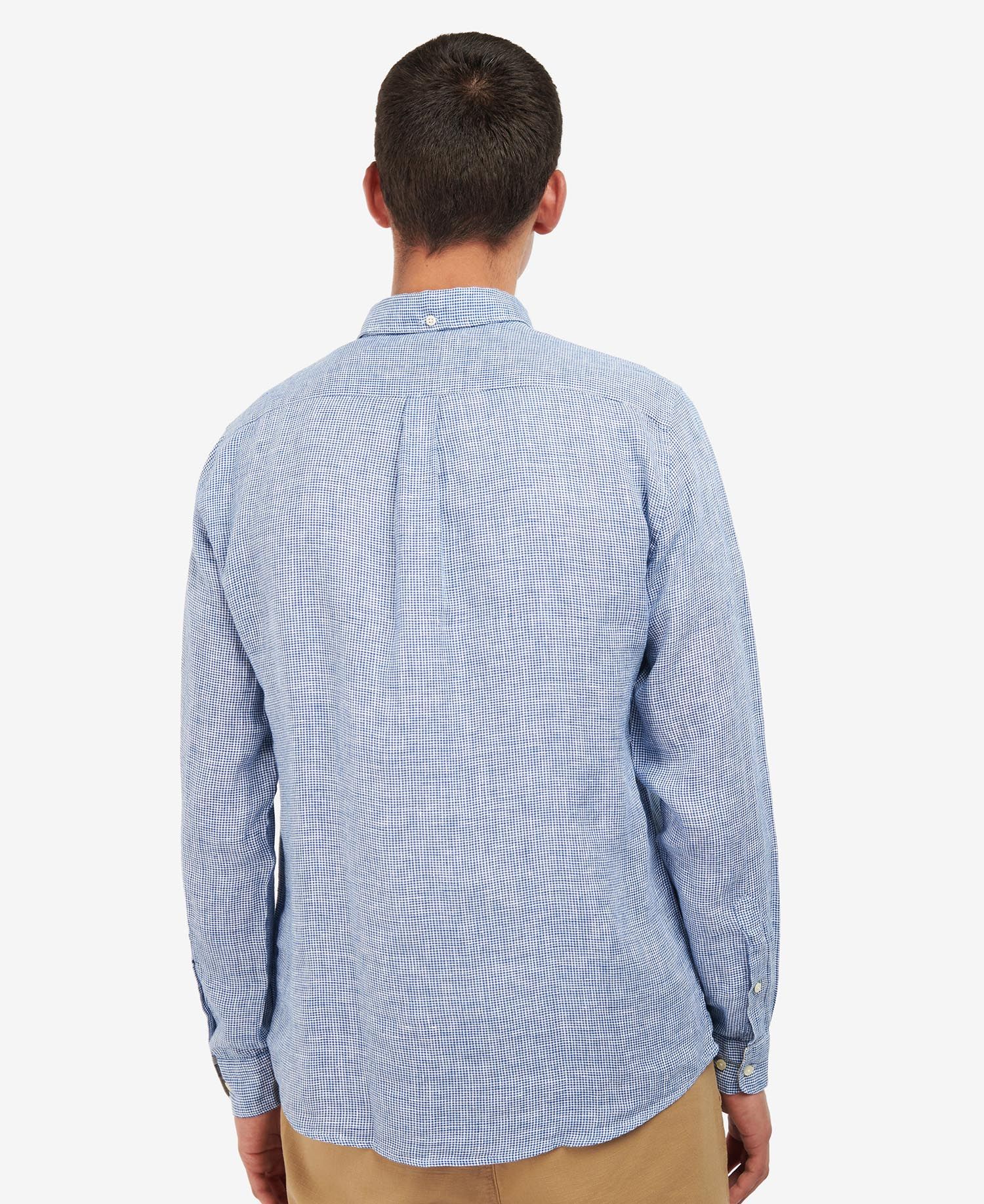 Men's Linton Tailored Long-Sleeved Linen Shirt