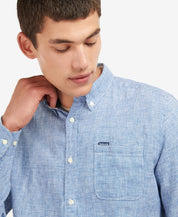 Men's Linton Tailored Long-Sleeved Linen Shirt