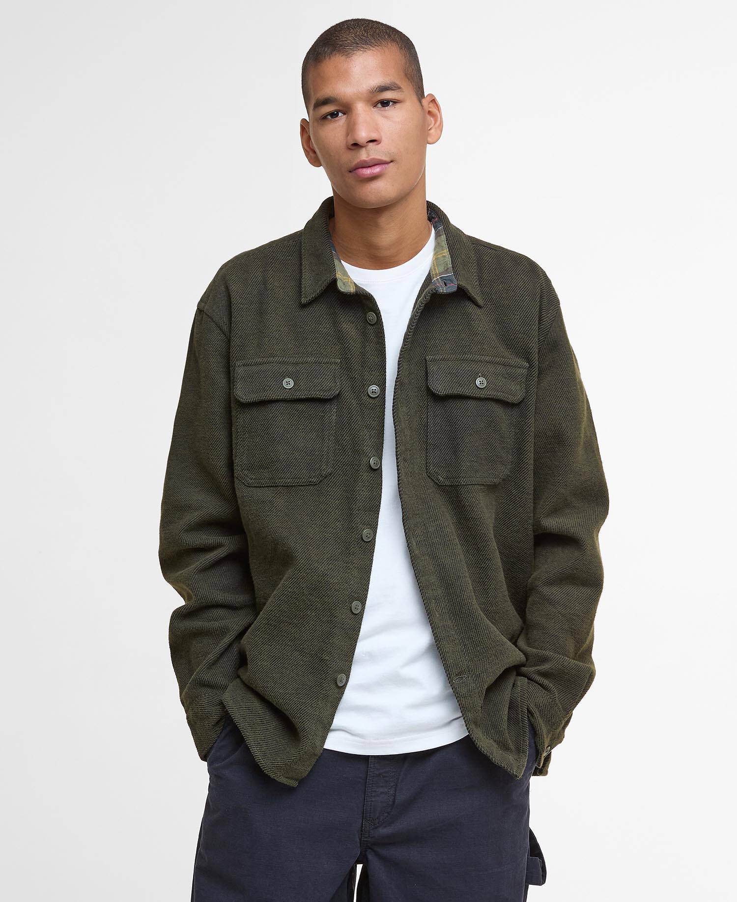 Men's Baystone Relaxed Long-Sleeved Shirt