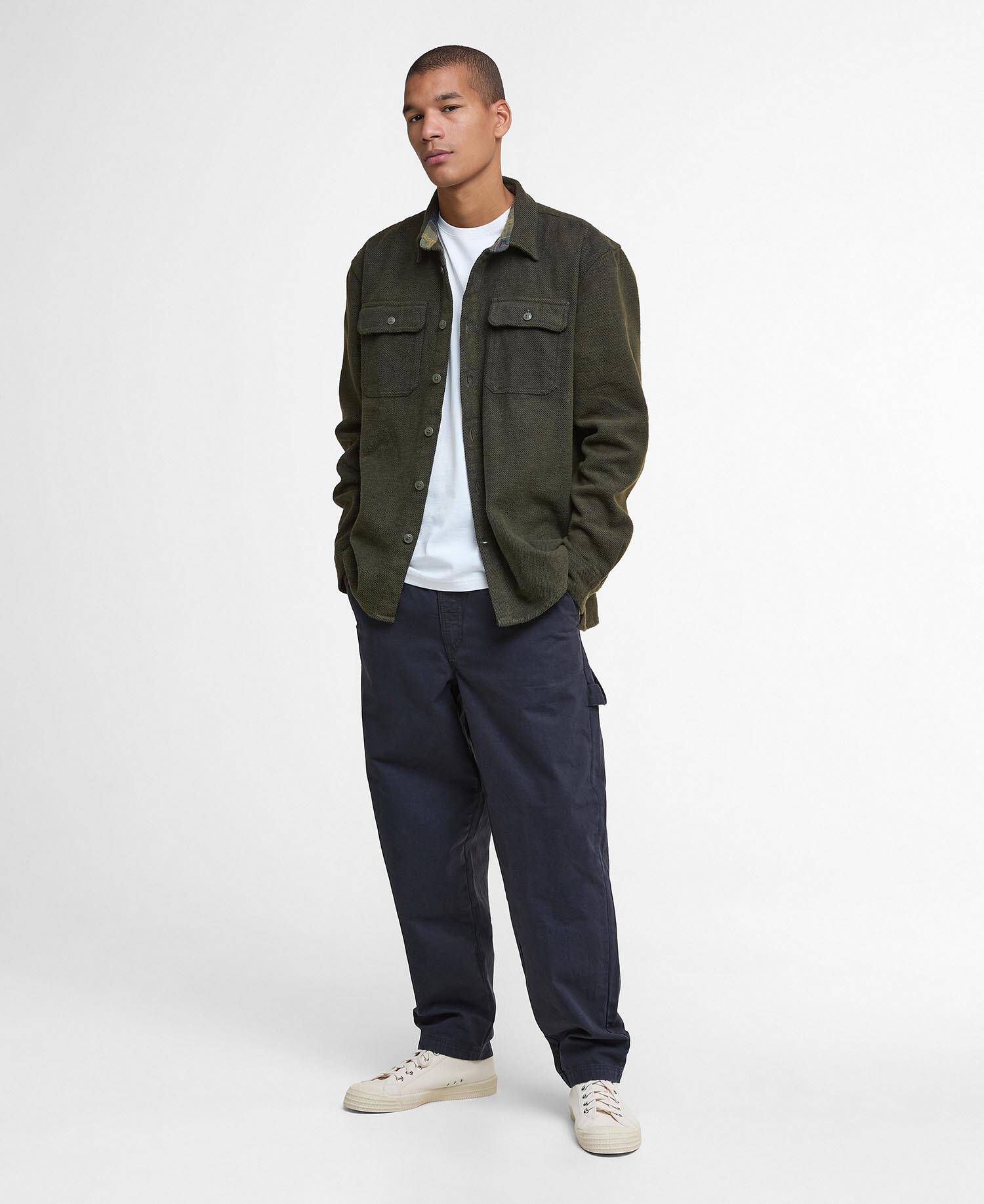 Men's Baystone Relaxed Long-Sleeved Shirt