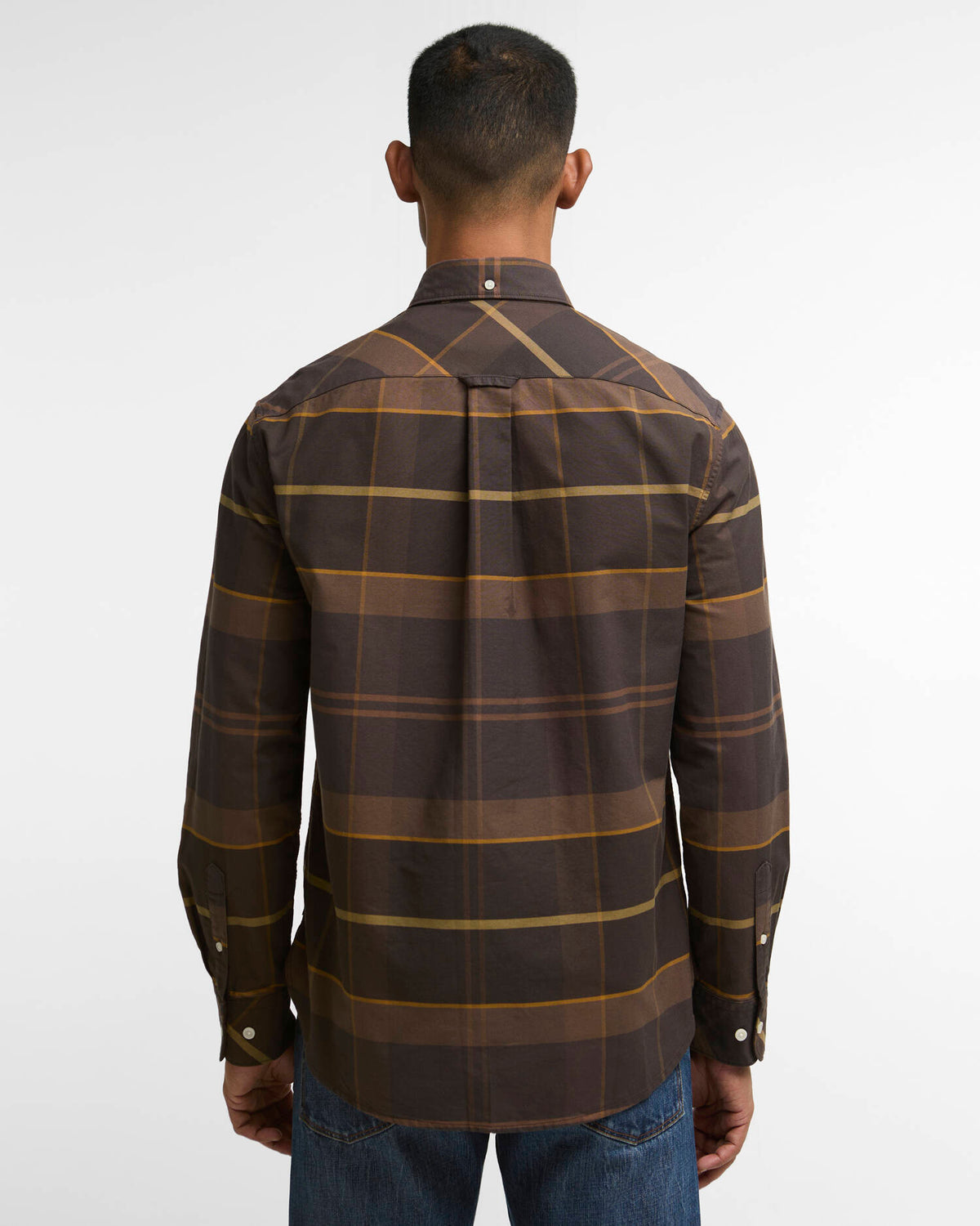 Men's Mineral Tartan Dunoon Authentic-Fit Shirt
