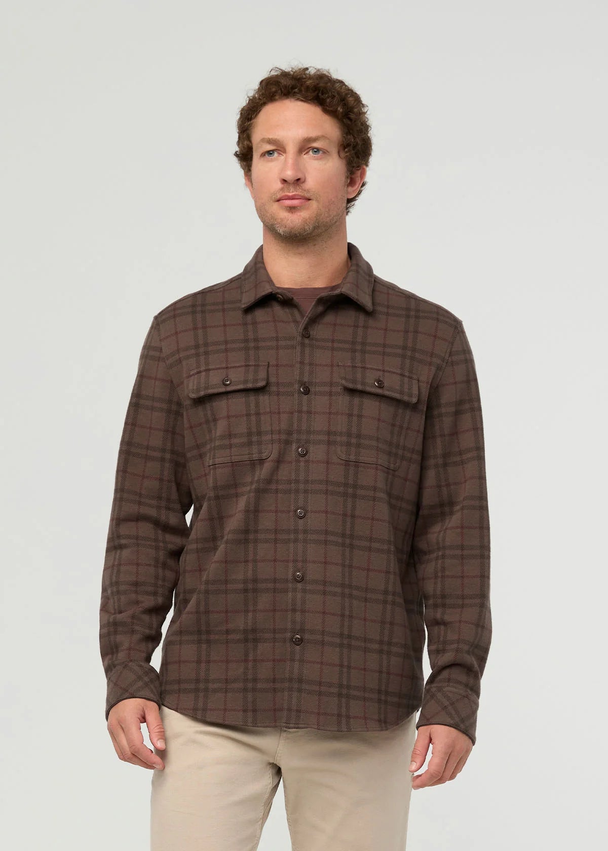 Men’s Performance Flannel Overshirt product image