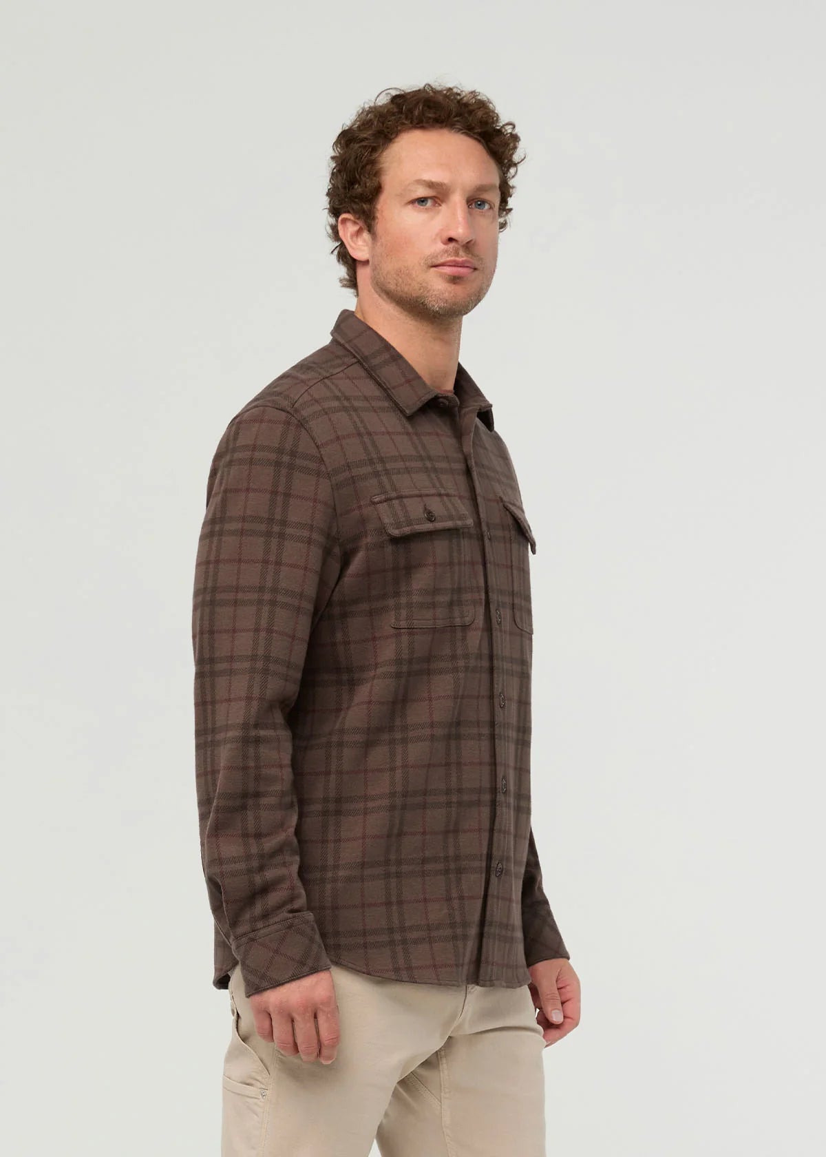 Men’s Performance Flannel Overshirt product image