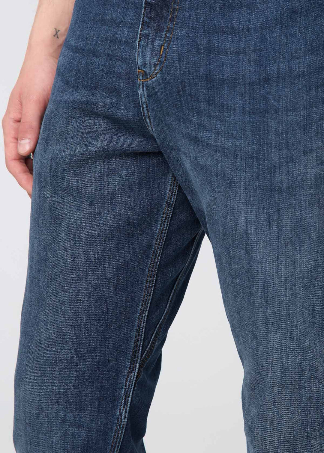 Men's Performance Denim Athletic Straight Pant
