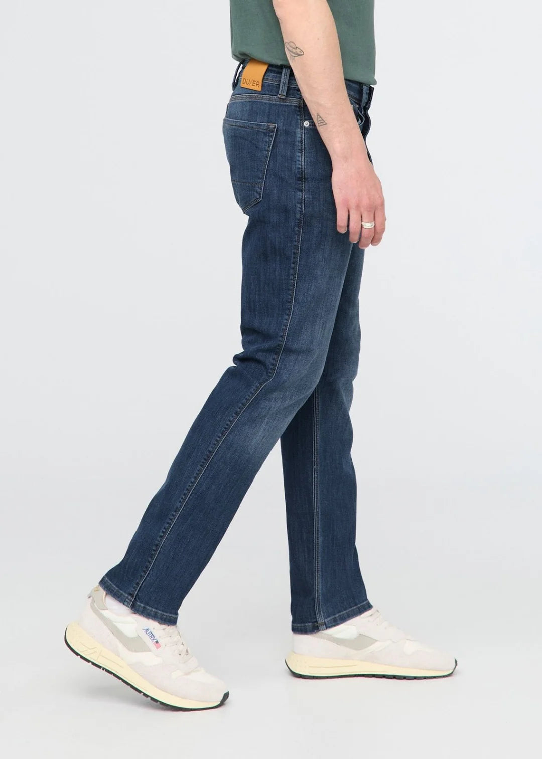 Men's Performance Denim Athletic Straight Pant