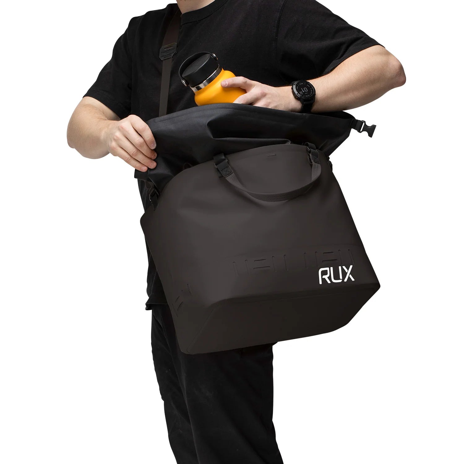 RUX 25L Waterproof Tote Bag Black
