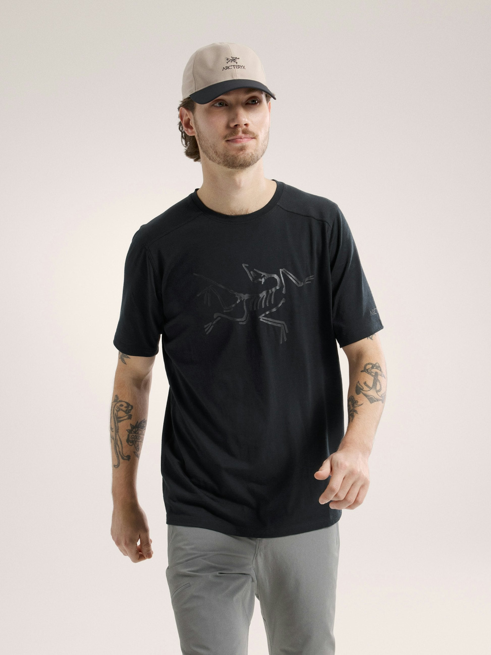 Men's Ionia Merino Wool Logo SS Shirt