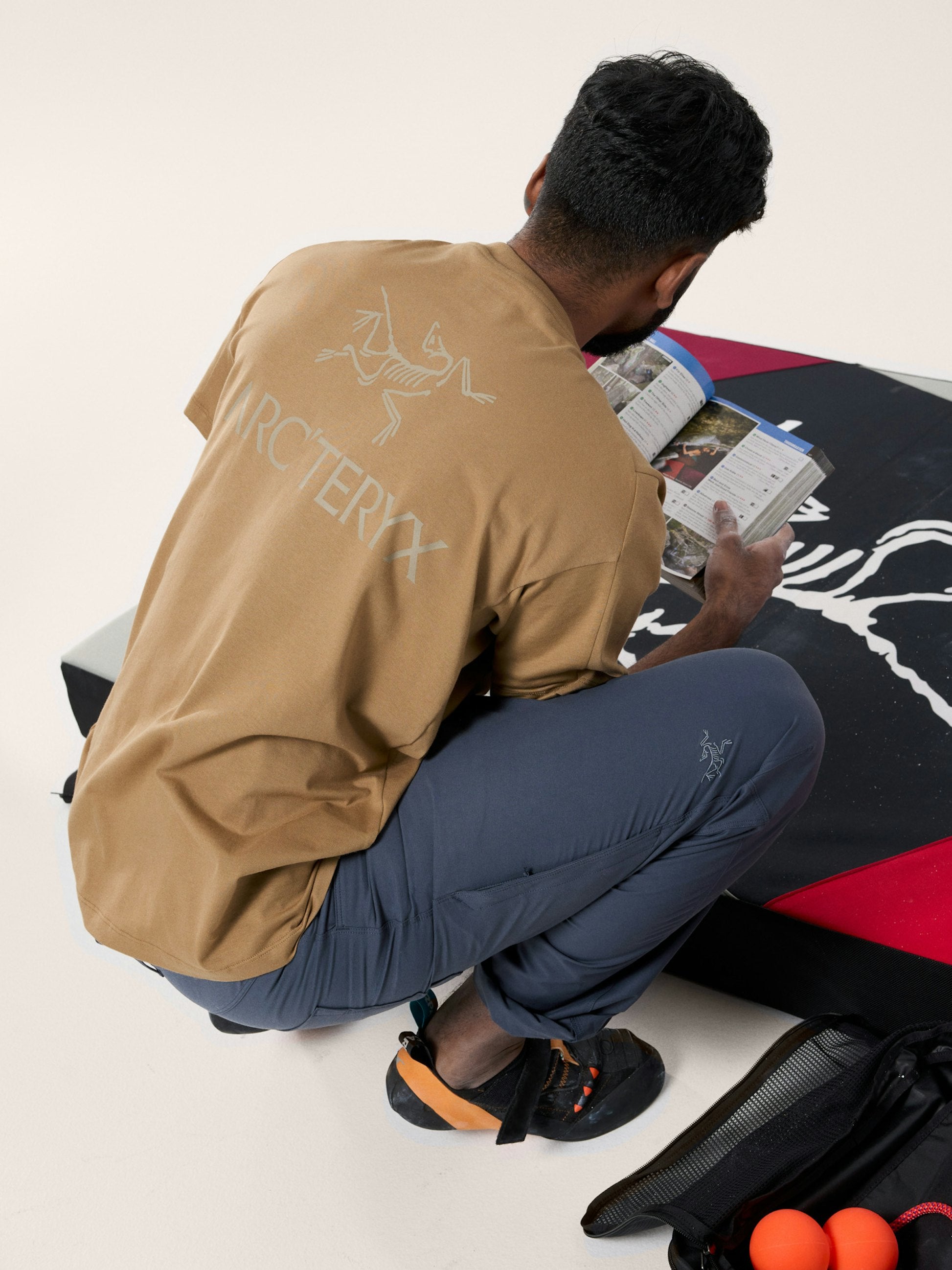 Men's Kragg SL Cotton Bird Word SS Shirt