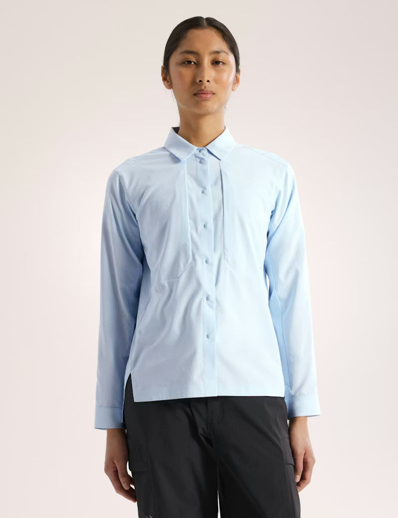 S26-X000009497-Sima-Shirt-LS-Alpine-Blue-Women-s-Front-View.avif