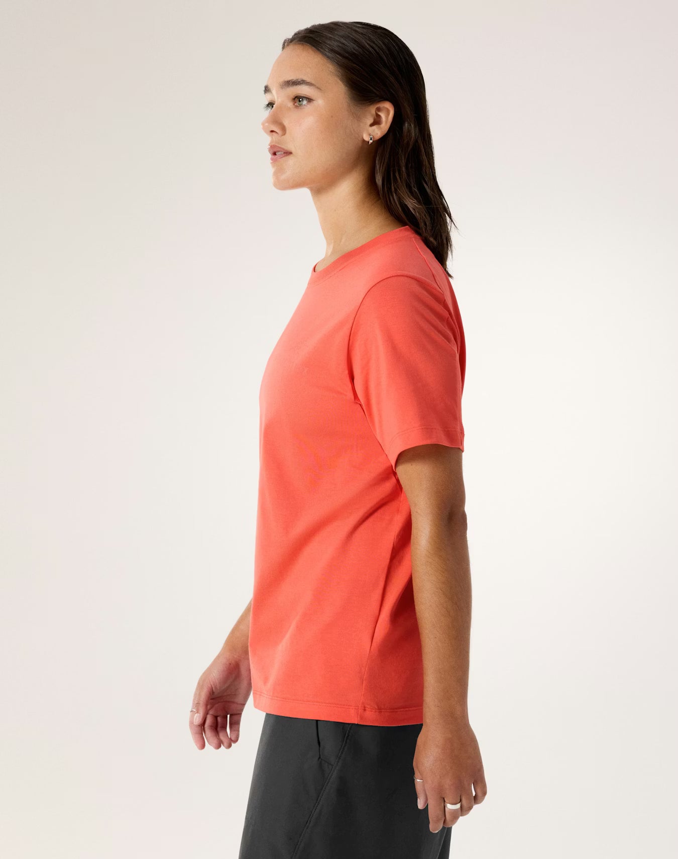 Women's Kragg SL Cotton Emblem Crew Shirt SS