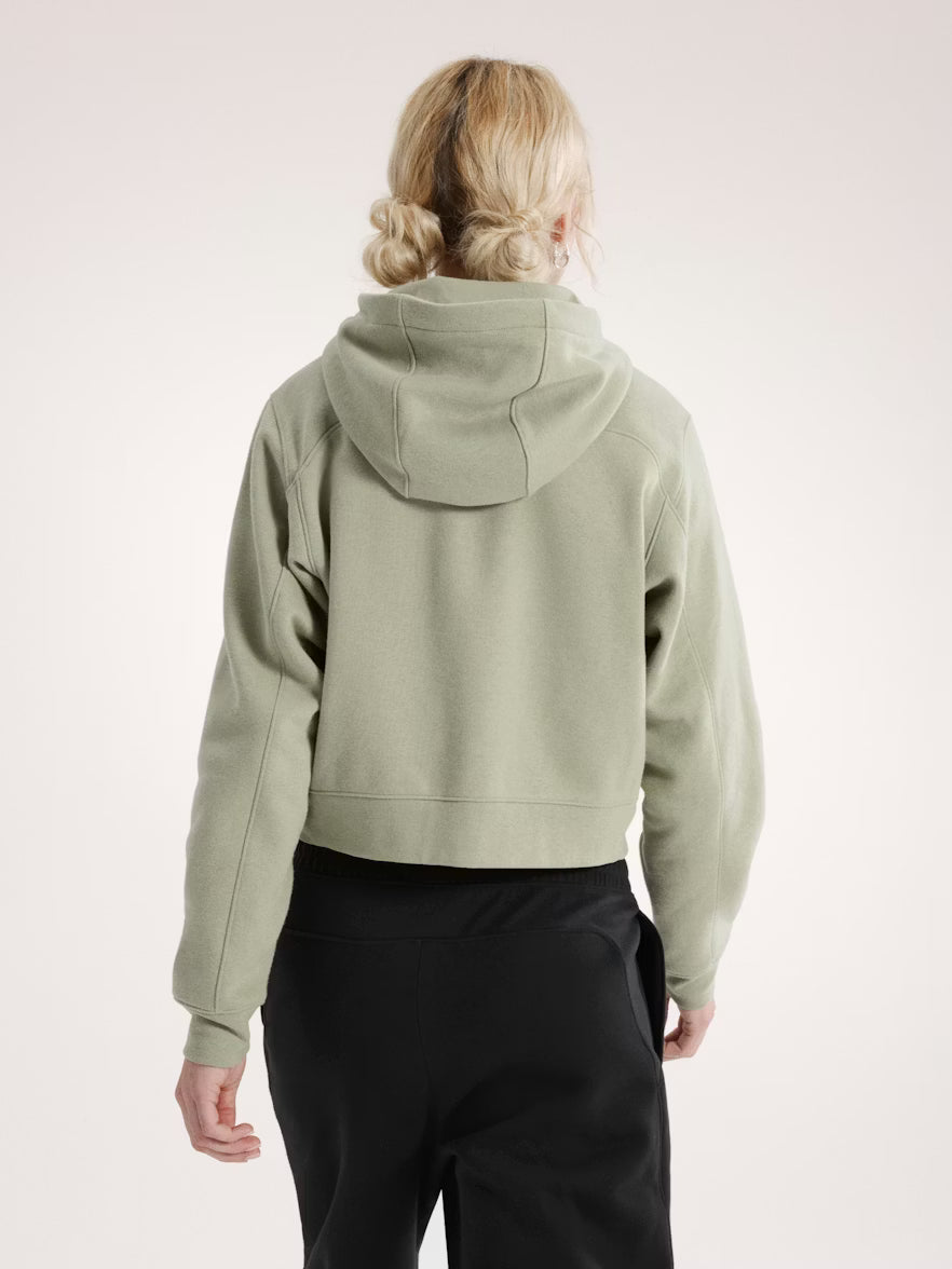 Women's Emblem Fleece Full Zip Crop Hoody (Past Season)