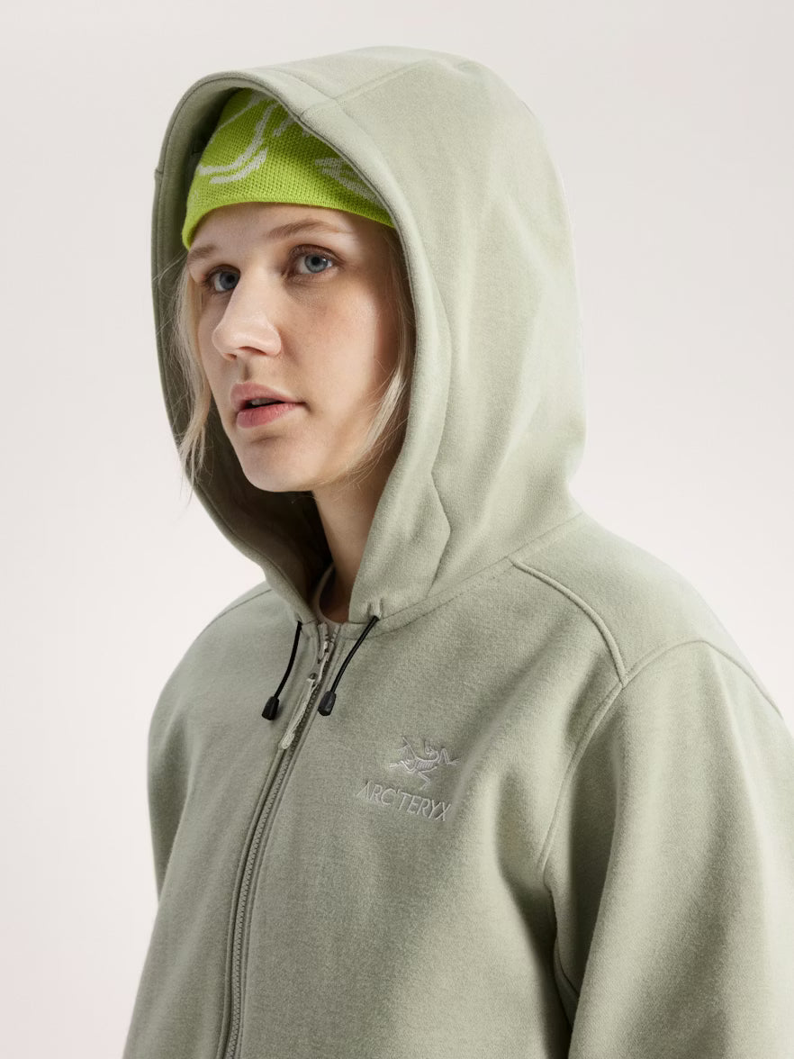 Women's Emblem Fleece Full Zip Crop Hoody (Past Season)