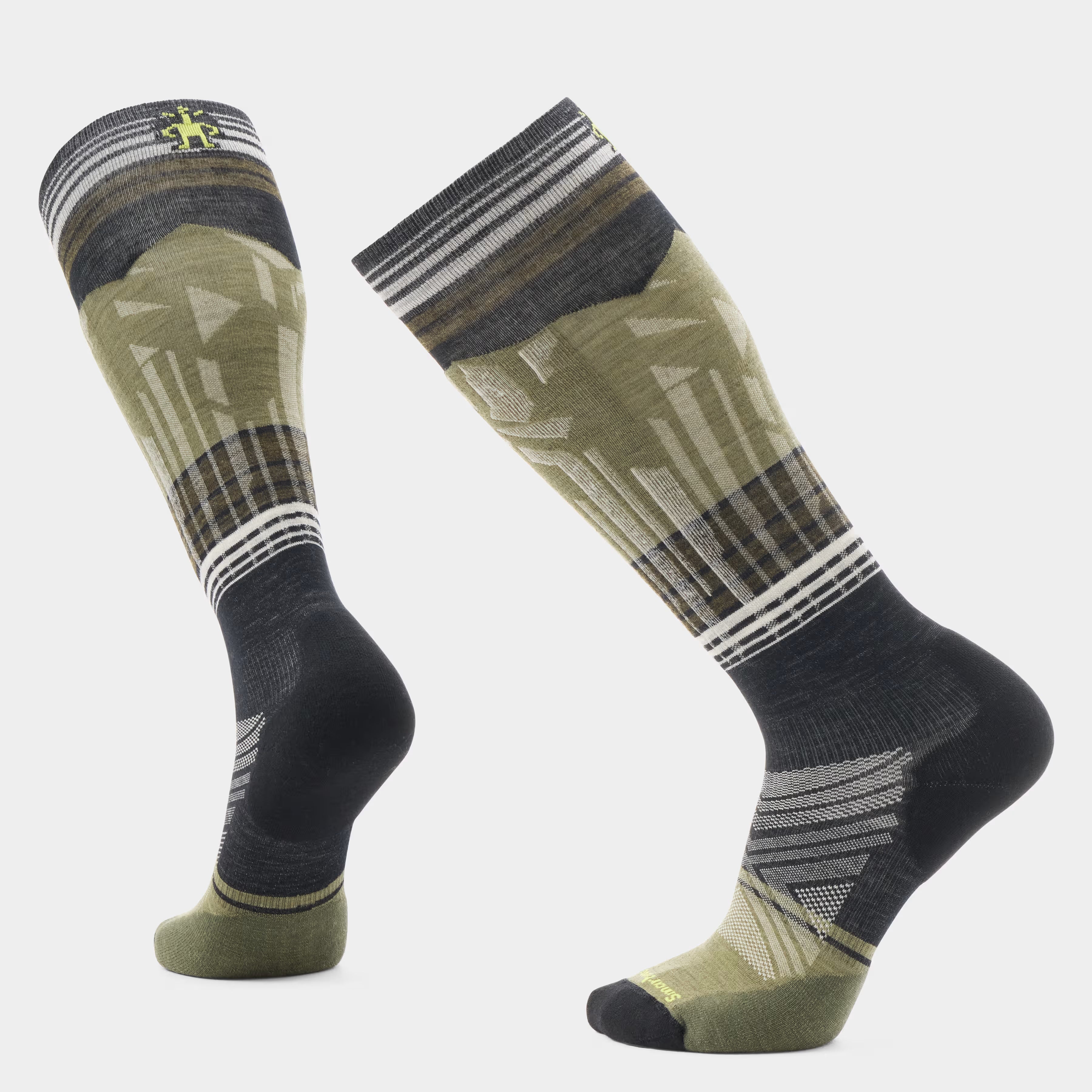 Ski Summit Shot Over The Calf Socks Targeted Cushion
