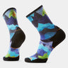 Trail Run Summit Sector Print Crew Socks Targeted Cushion