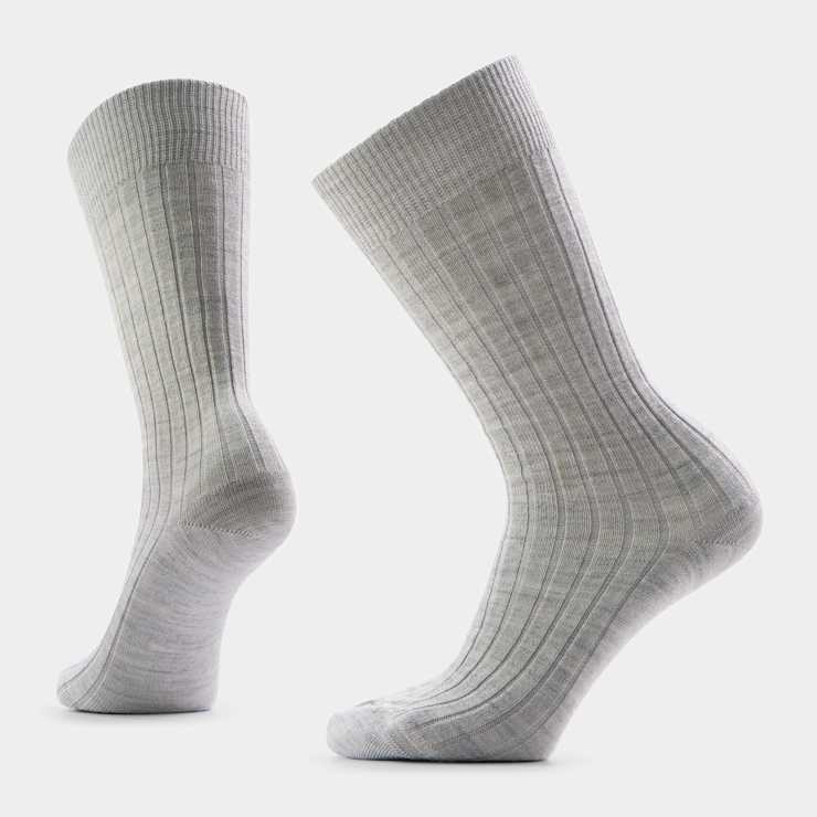 Women's Everyday Slouchy Rib Tall Crew Socks Zero Cushion