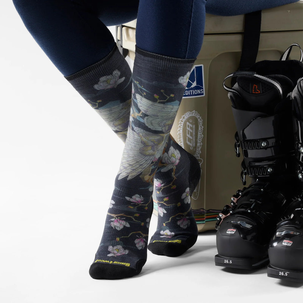 Women's Ski Nightwatcher Print Over the Calf Socks product image