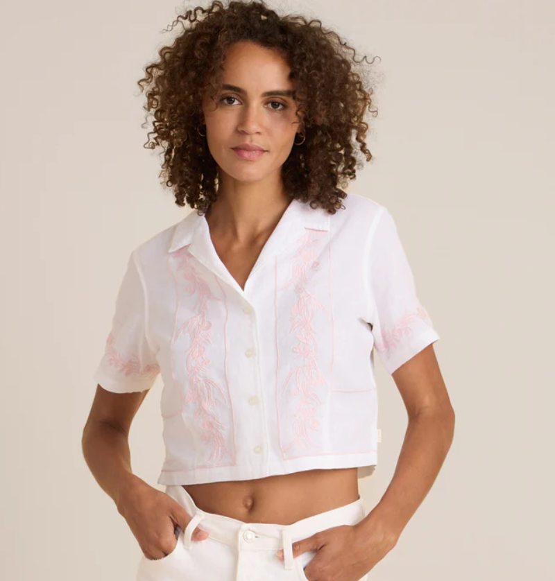 Roark-Women's Camp Short Sleeve Button Up Shirt-Monod Sports