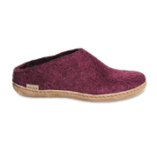 Leather Sole Slip-On Slippers