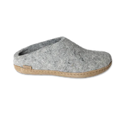 Leather Sole Slip-On Slippers