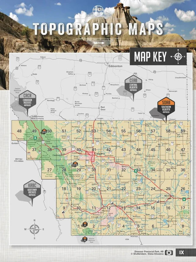Southern Alberta Backroad Mapbook | 5th Edition
