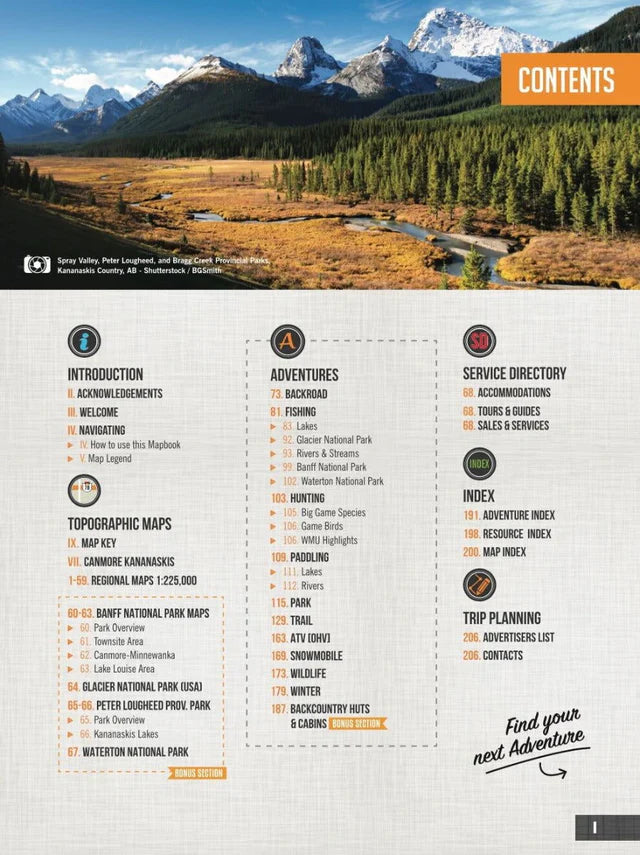 Southern Alberta Backroad Mapbook | 5th Edition