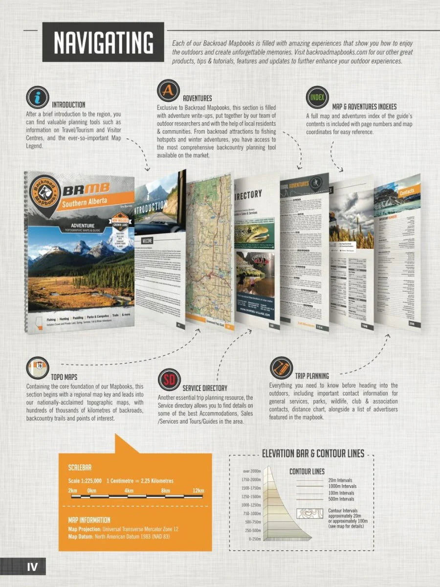 Southern Alberta Backroad Mapbook | 5th Edition