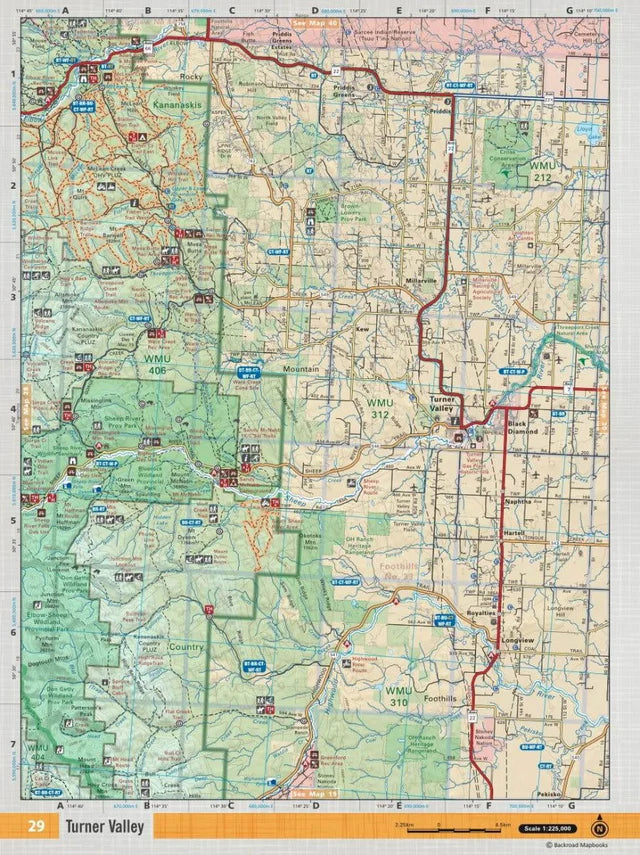 Southern Alberta Backroad Mapbook | 5th Edition