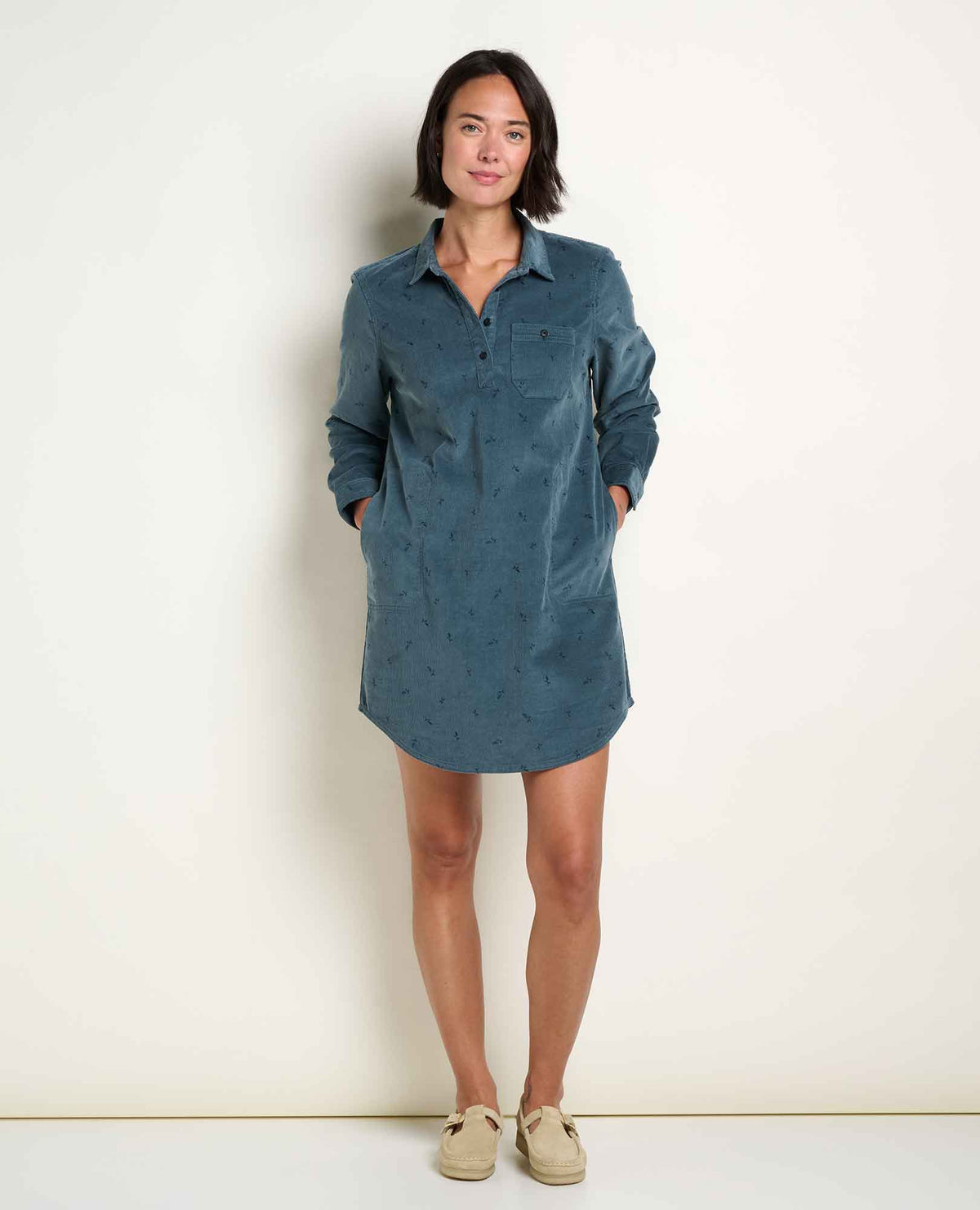 Women’s Scouter Corduroy Shirt Dress product image